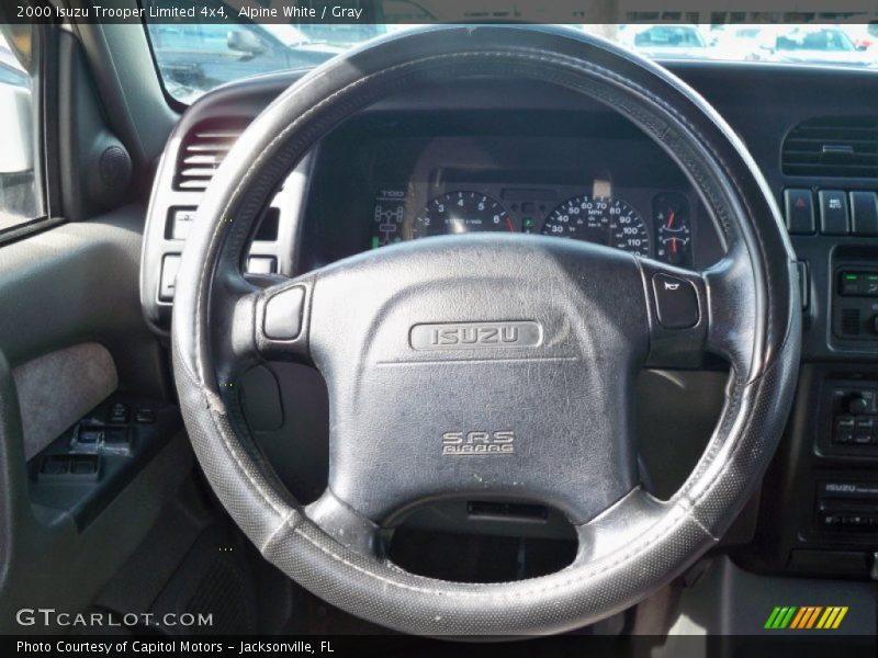 Alpine White / Gray 2000 Isuzu Trooper Limited 4x4