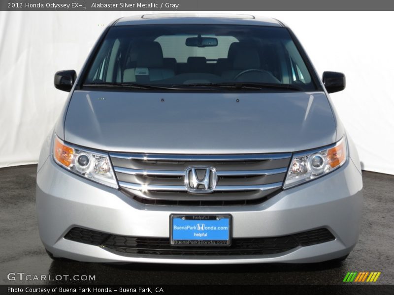 Alabaster Silver Metallic / Gray 2012 Honda Odyssey EX-L