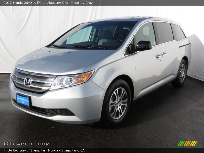 Alabaster Silver Metallic / Gray 2012 Honda Odyssey EX-L