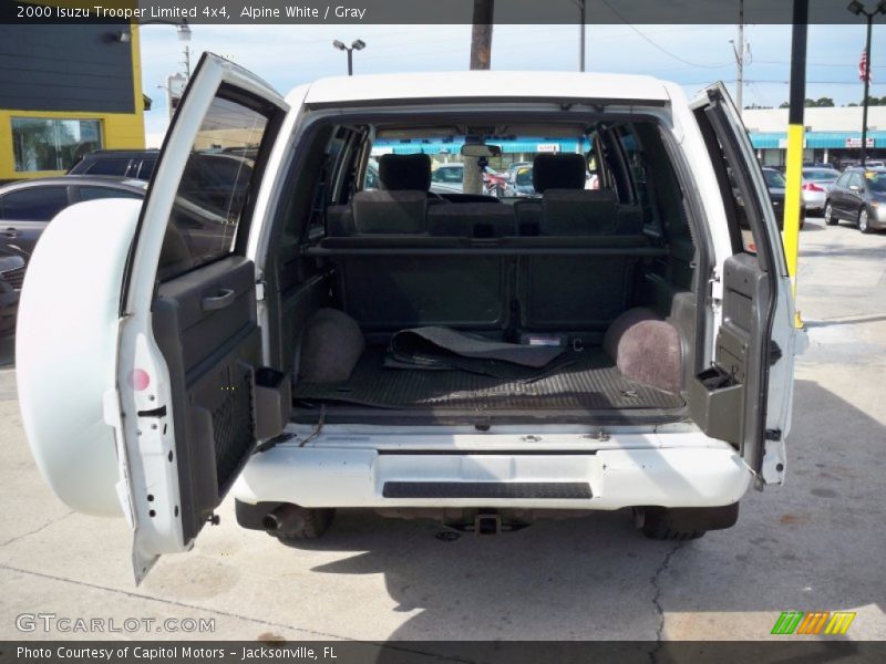 Alpine White / Gray 2000 Isuzu Trooper Limited 4x4