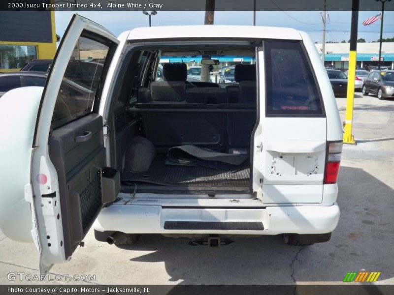 Alpine White / Gray 2000 Isuzu Trooper Limited 4x4