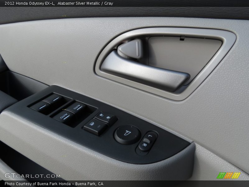 Alabaster Silver Metallic / Gray 2012 Honda Odyssey EX-L