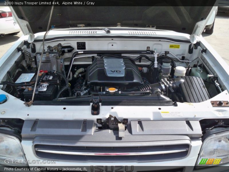 Alpine White / Gray 2000 Isuzu Trooper Limited 4x4