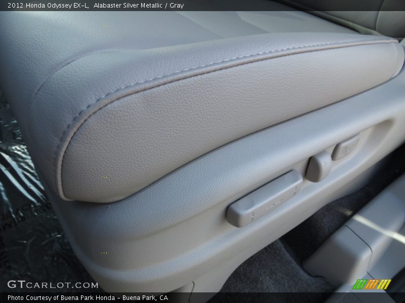 Alabaster Silver Metallic / Gray 2012 Honda Odyssey EX-L