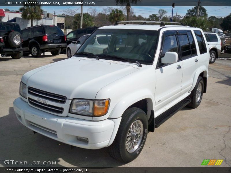 Alpine White / Gray 2000 Isuzu Trooper Limited 4x4