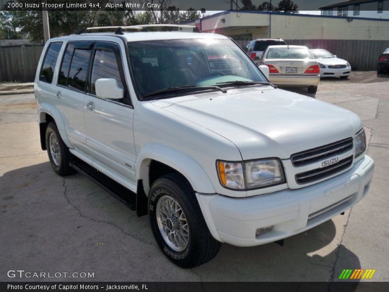 Alpine White / Gray 2000 Isuzu Trooper Limited 4x4