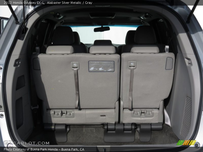 Alabaster Silver Metallic / Gray 2012 Honda Odyssey EX-L
