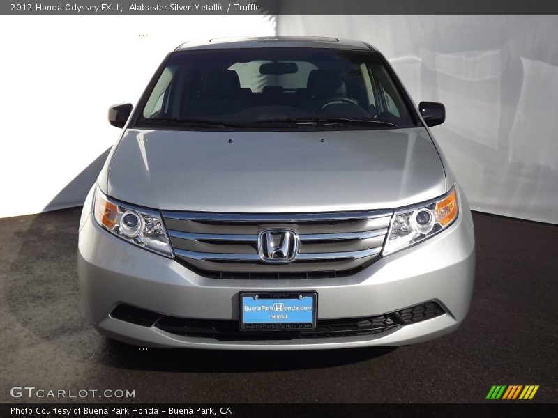 Alabaster Silver Metallic / Truffle 2012 Honda Odyssey EX-L