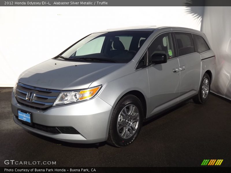 Alabaster Silver Metallic / Truffle 2012 Honda Odyssey EX-L