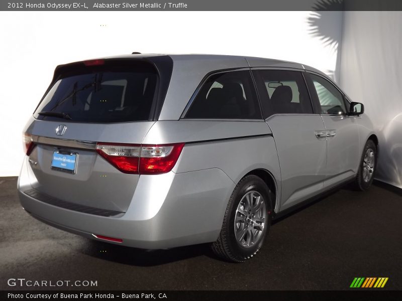 Alabaster Silver Metallic / Truffle 2012 Honda Odyssey EX-L