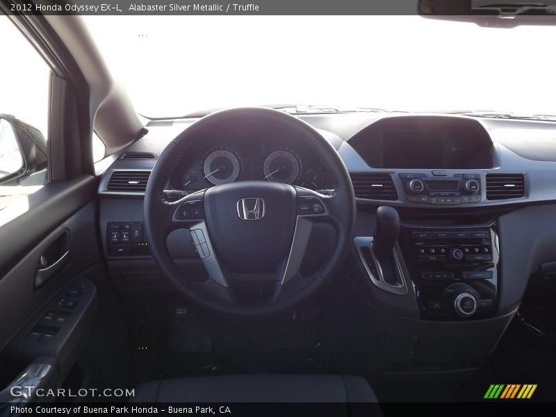 Alabaster Silver Metallic / Truffle 2012 Honda Odyssey EX-L