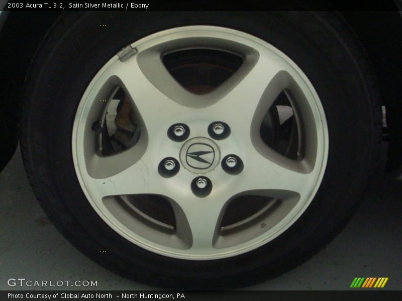 Satin Silver Metallic / Ebony 2003 Acura TL 3.2