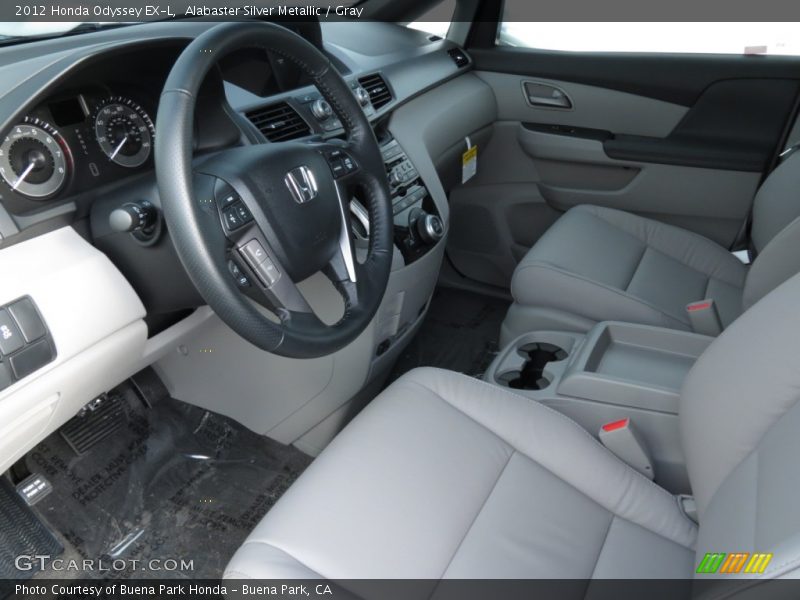 Alabaster Silver Metallic / Gray 2012 Honda Odyssey EX-L