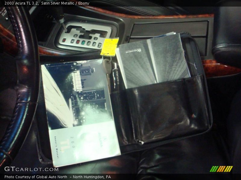 Satin Silver Metallic / Ebony 2003 Acura TL 3.2