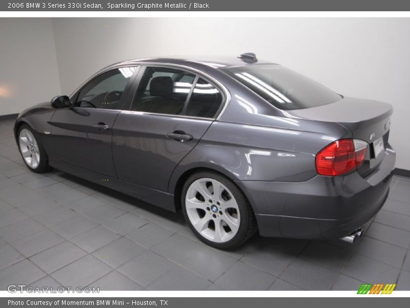 Sparkling Graphite Metallic / Black 2006 BMW 3 Series 330i Sedan