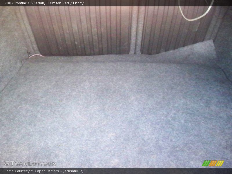 Crimson Red / Ebony 2007 Pontiac G6 Sedan