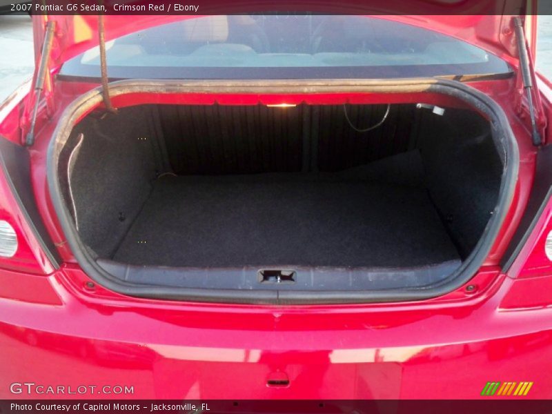 Crimson Red / Ebony 2007 Pontiac G6 Sedan