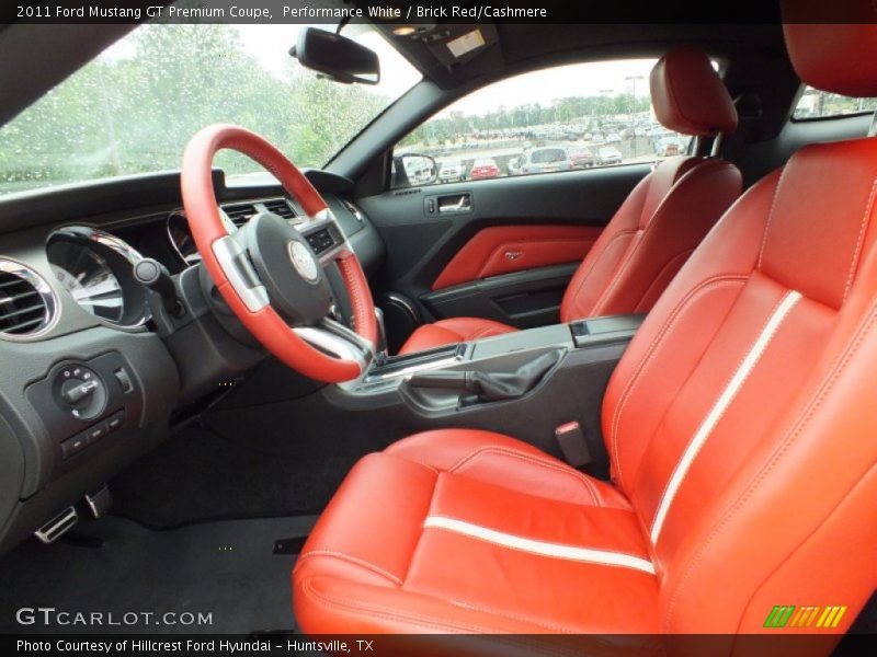  2011 Mustang GT Premium Coupe Brick Red/Cashmere Interior