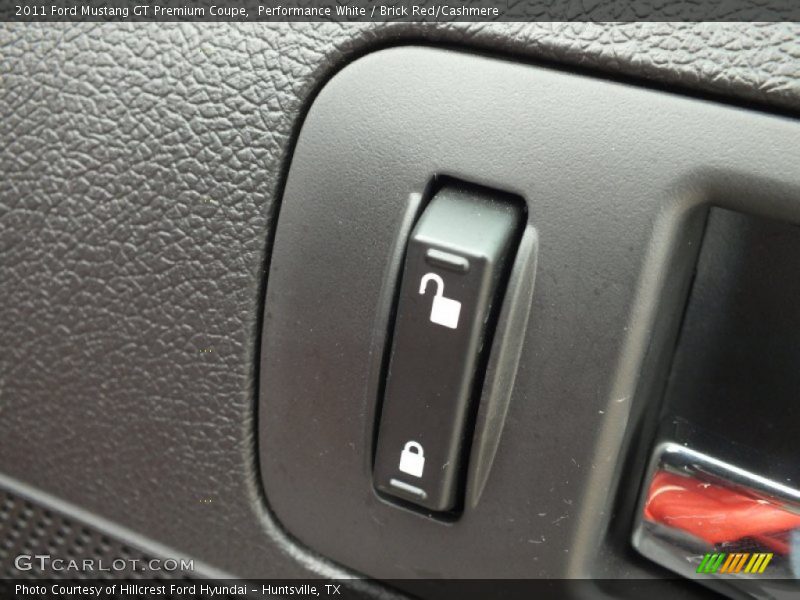 Performance White / Brick Red/Cashmere 2011 Ford Mustang GT Premium Coupe