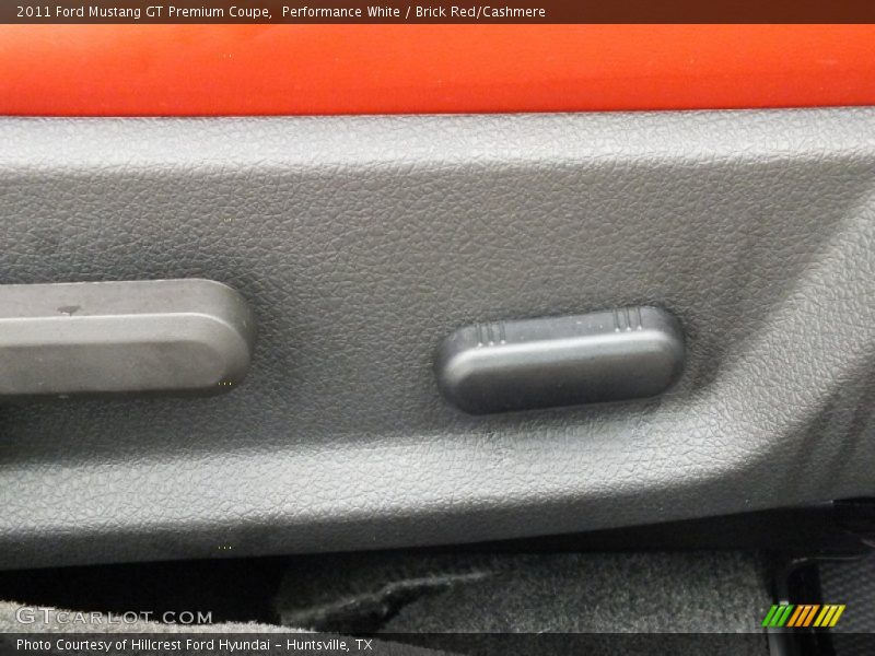 Performance White / Brick Red/Cashmere 2011 Ford Mustang GT Premium Coupe