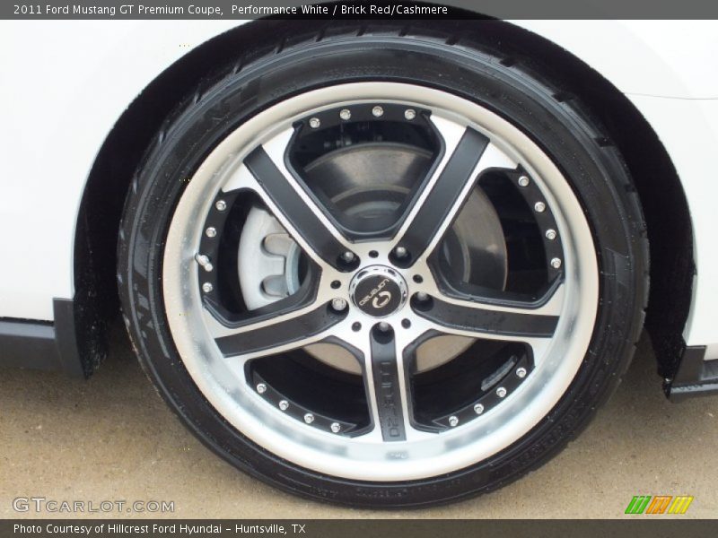 Performance White / Brick Red/Cashmere 2011 Ford Mustang GT Premium Coupe