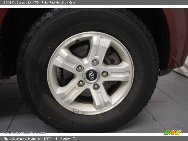Ruby Red Metallic / Gray 2004 Kia Sorento LX 4WD