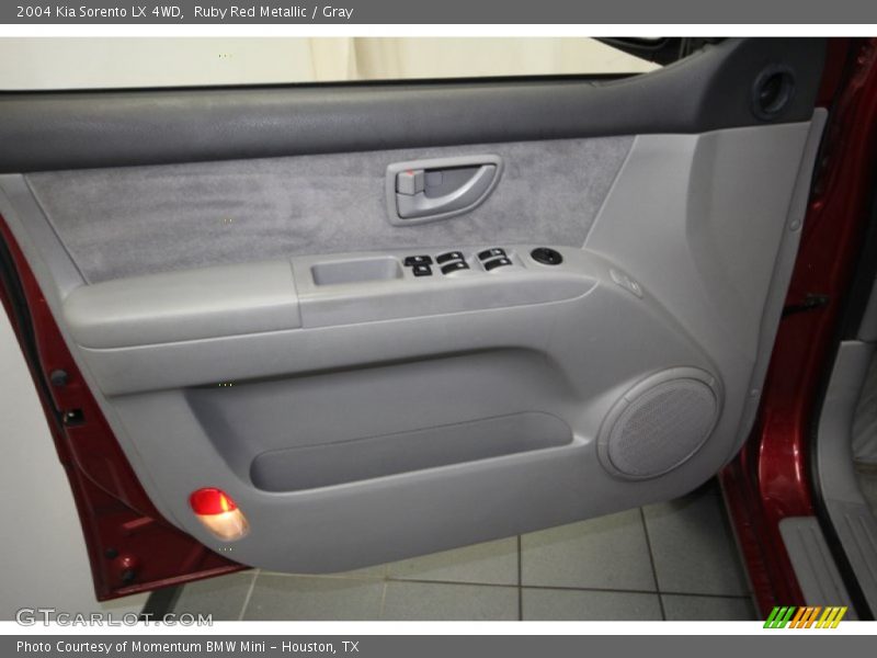 Ruby Red Metallic / Gray 2004 Kia Sorento LX 4WD