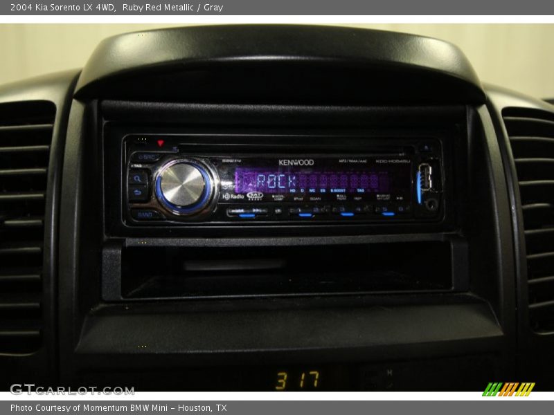 Ruby Red Metallic / Gray 2004 Kia Sorento LX 4WD