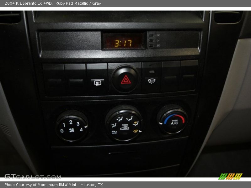 Ruby Red Metallic / Gray 2004 Kia Sorento LX 4WD