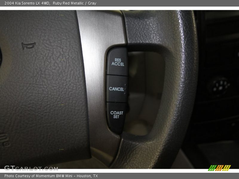 Ruby Red Metallic / Gray 2004 Kia Sorento LX 4WD