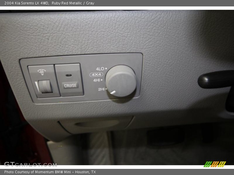 Ruby Red Metallic / Gray 2004 Kia Sorento LX 4WD