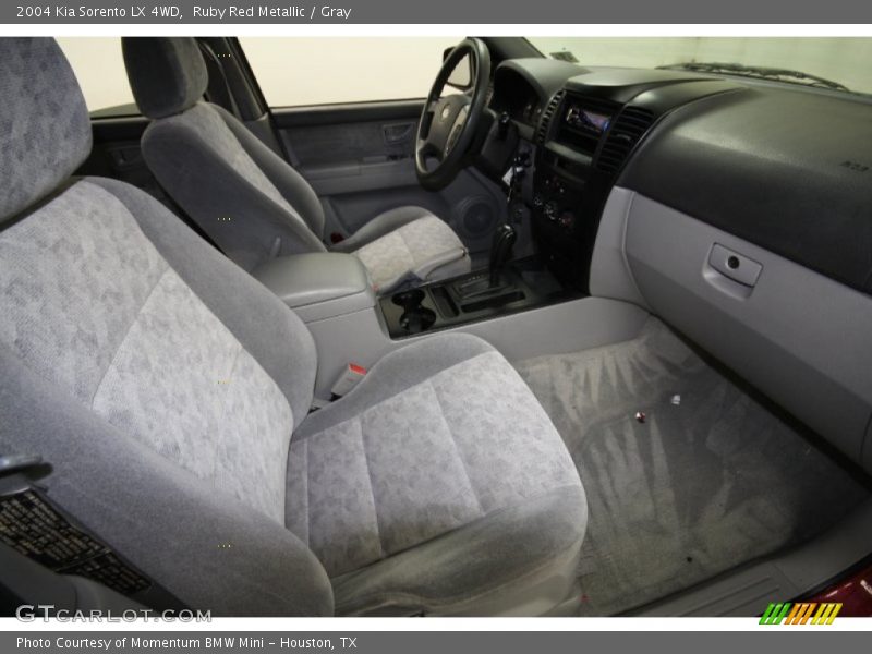 Ruby Red Metallic / Gray 2004 Kia Sorento LX 4WD