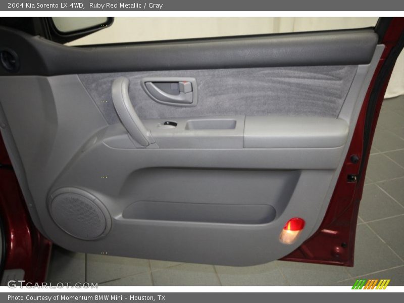 Ruby Red Metallic / Gray 2004 Kia Sorento LX 4WD