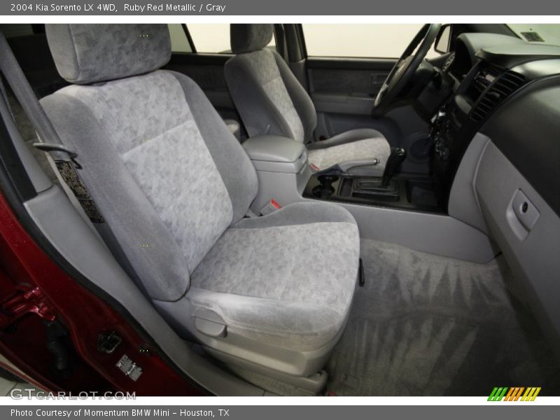 Ruby Red Metallic / Gray 2004 Kia Sorento LX 4WD