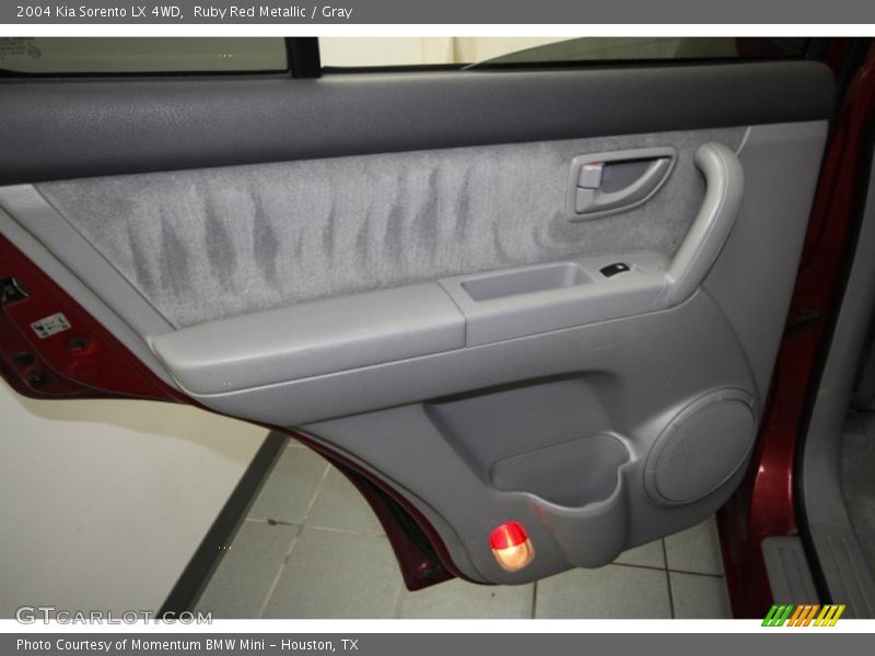 Ruby Red Metallic / Gray 2004 Kia Sorento LX 4WD
