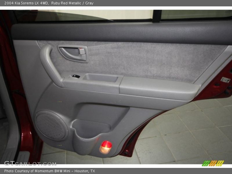 Ruby Red Metallic / Gray 2004 Kia Sorento LX 4WD