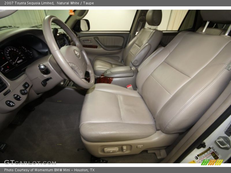 Natural White / Taupe 2007 Toyota Sequoia Limited