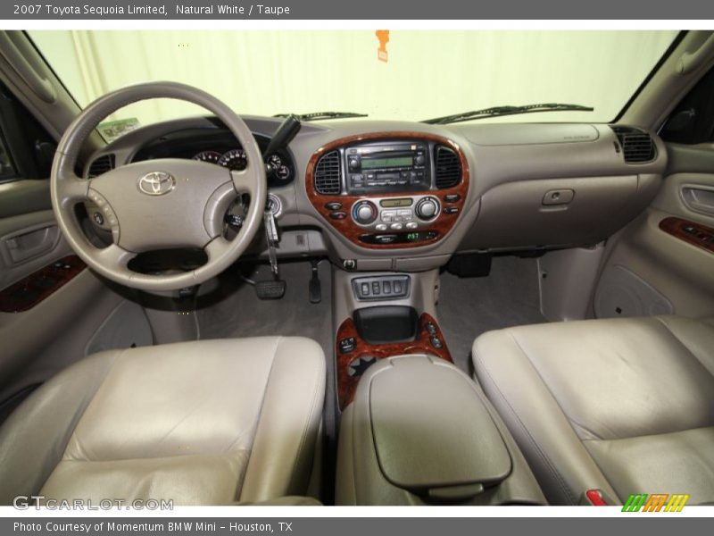 Natural White / Taupe 2007 Toyota Sequoia Limited