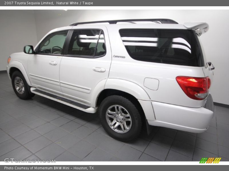 Natural White / Taupe 2007 Toyota Sequoia Limited