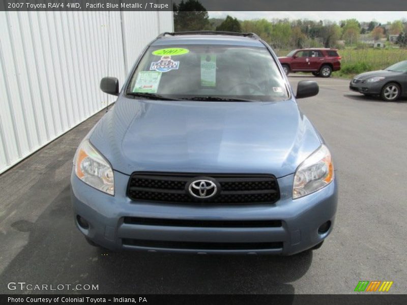 Pacific Blue Metallic / Taupe 2007 Toyota RAV4 4WD