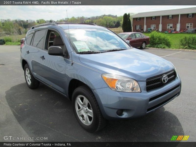 Pacific Blue Metallic / Taupe 2007 Toyota RAV4 4WD