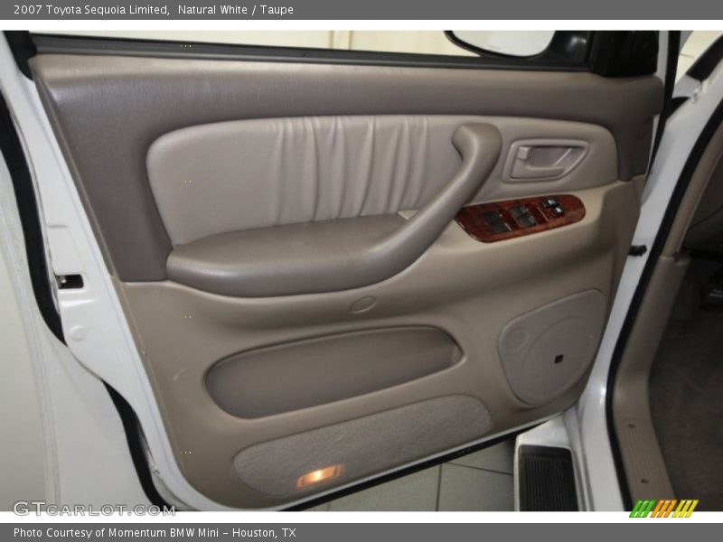 Natural White / Taupe 2007 Toyota Sequoia Limited