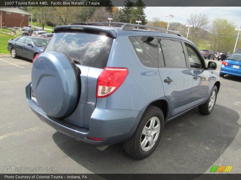 Pacific Blue Metallic / Taupe 2007 Toyota RAV4 4WD
