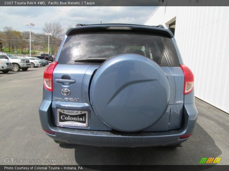 Pacific Blue Metallic / Taupe 2007 Toyota RAV4 4WD