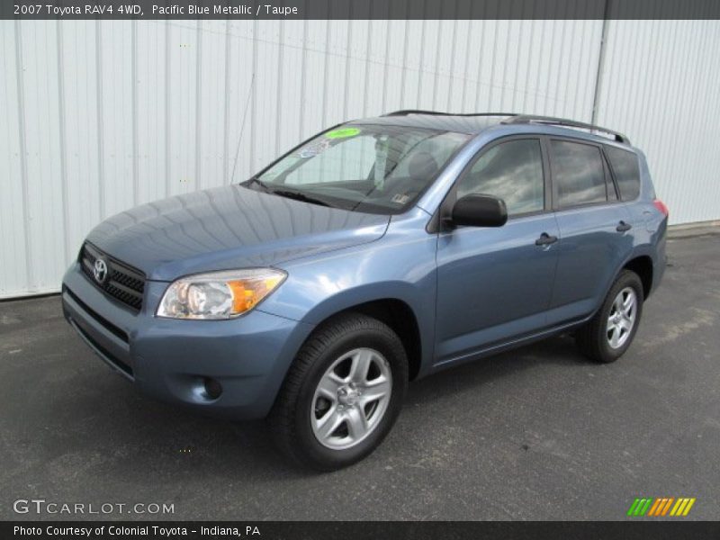 Pacific Blue Metallic / Taupe 2007 Toyota RAV4 4WD