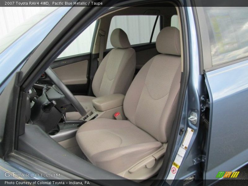 Pacific Blue Metallic / Taupe 2007 Toyota RAV4 4WD