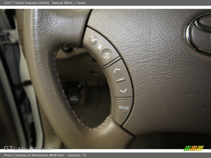 Natural White / Taupe 2007 Toyota Sequoia Limited