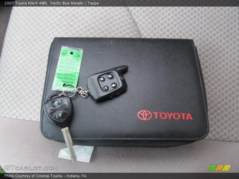 Pacific Blue Metallic / Taupe 2007 Toyota RAV4 4WD