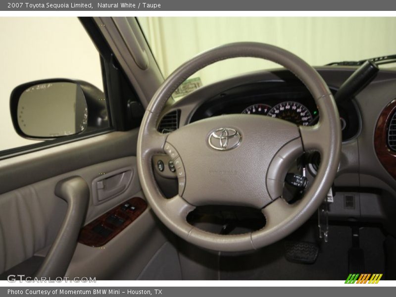 Natural White / Taupe 2007 Toyota Sequoia Limited