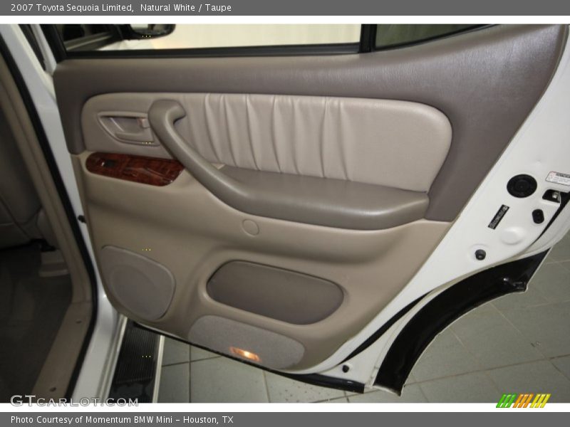 Natural White / Taupe 2007 Toyota Sequoia Limited